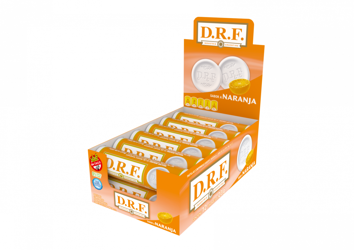 DRF NARANJA X 12.